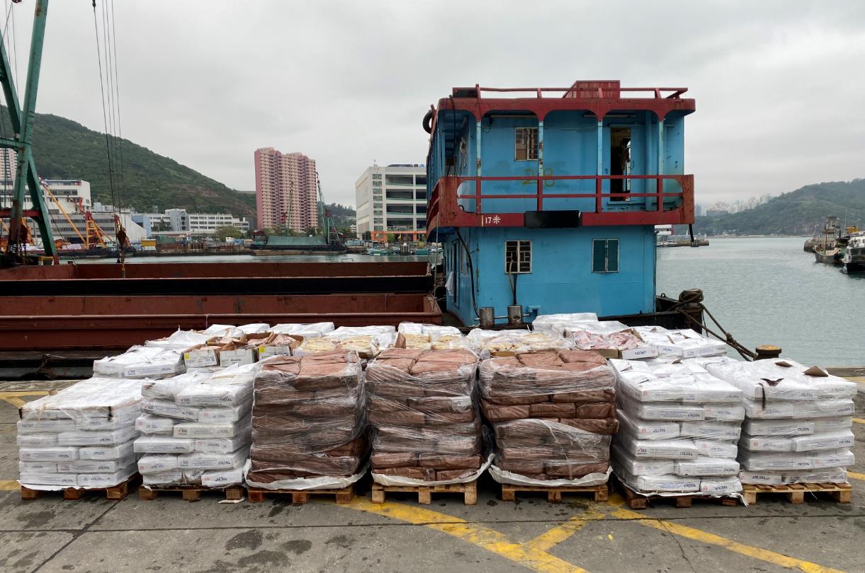 【央视】香港海关破获今年最大宗走私冻肉案件