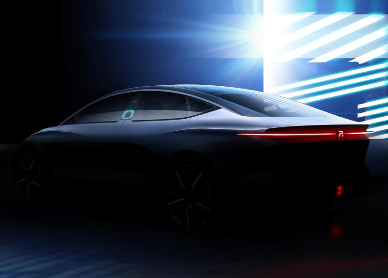 荣威纯电旗舰概念车极光号预告图曝光！配5G系统带人脸识别？