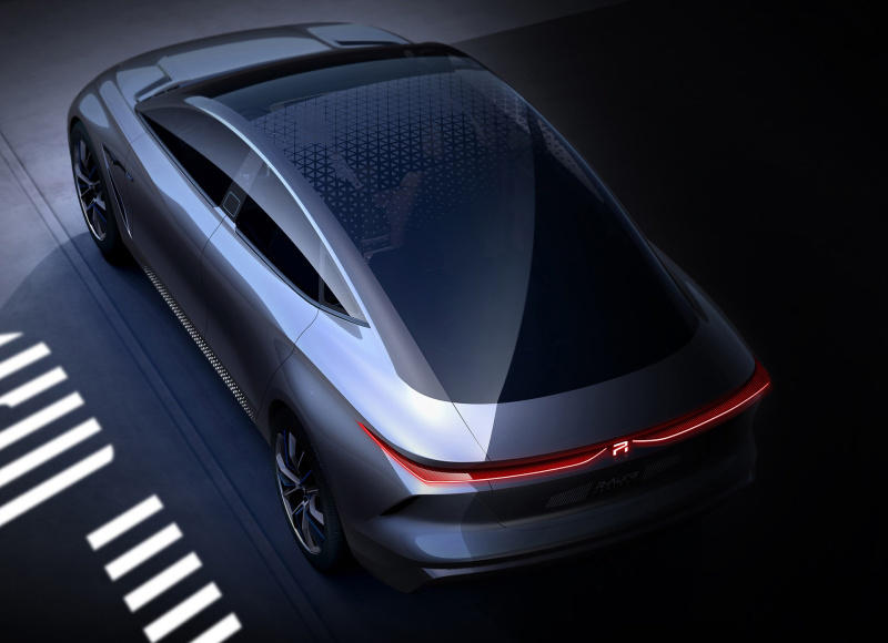 荣威纯电旗舰概念车极光号预告图曝光！配5G系统带人脸识别？