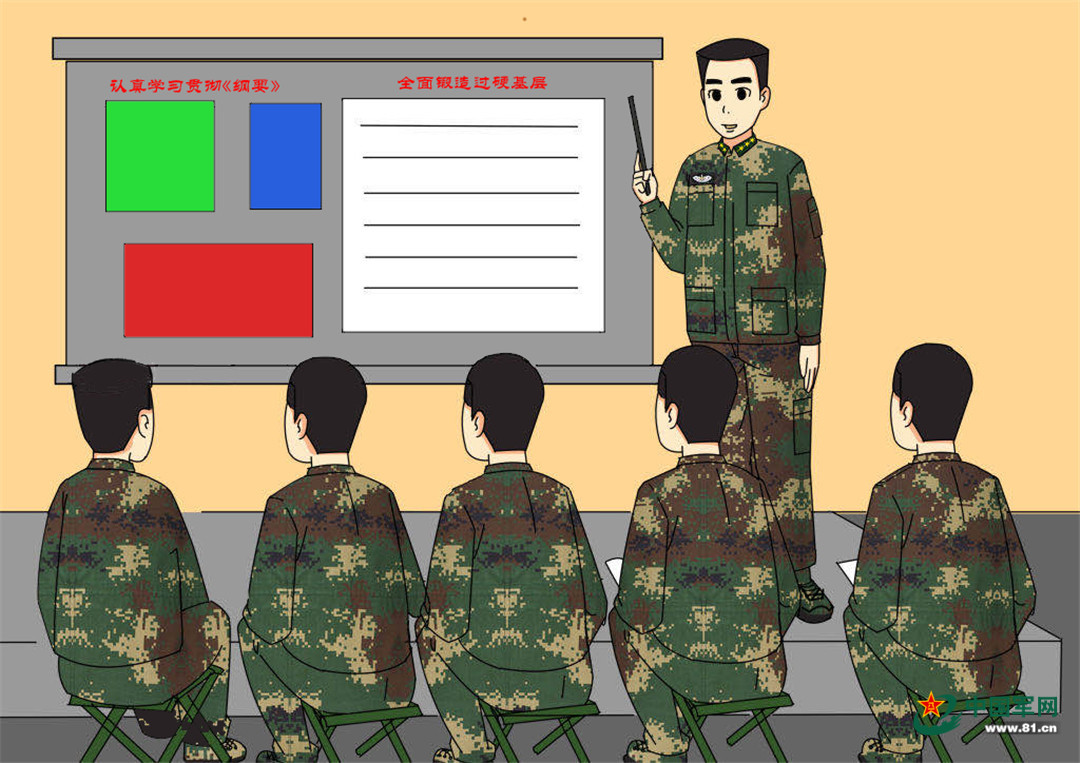 漫画丨新纲要怎么贯彻来看火箭军某部的具体做法