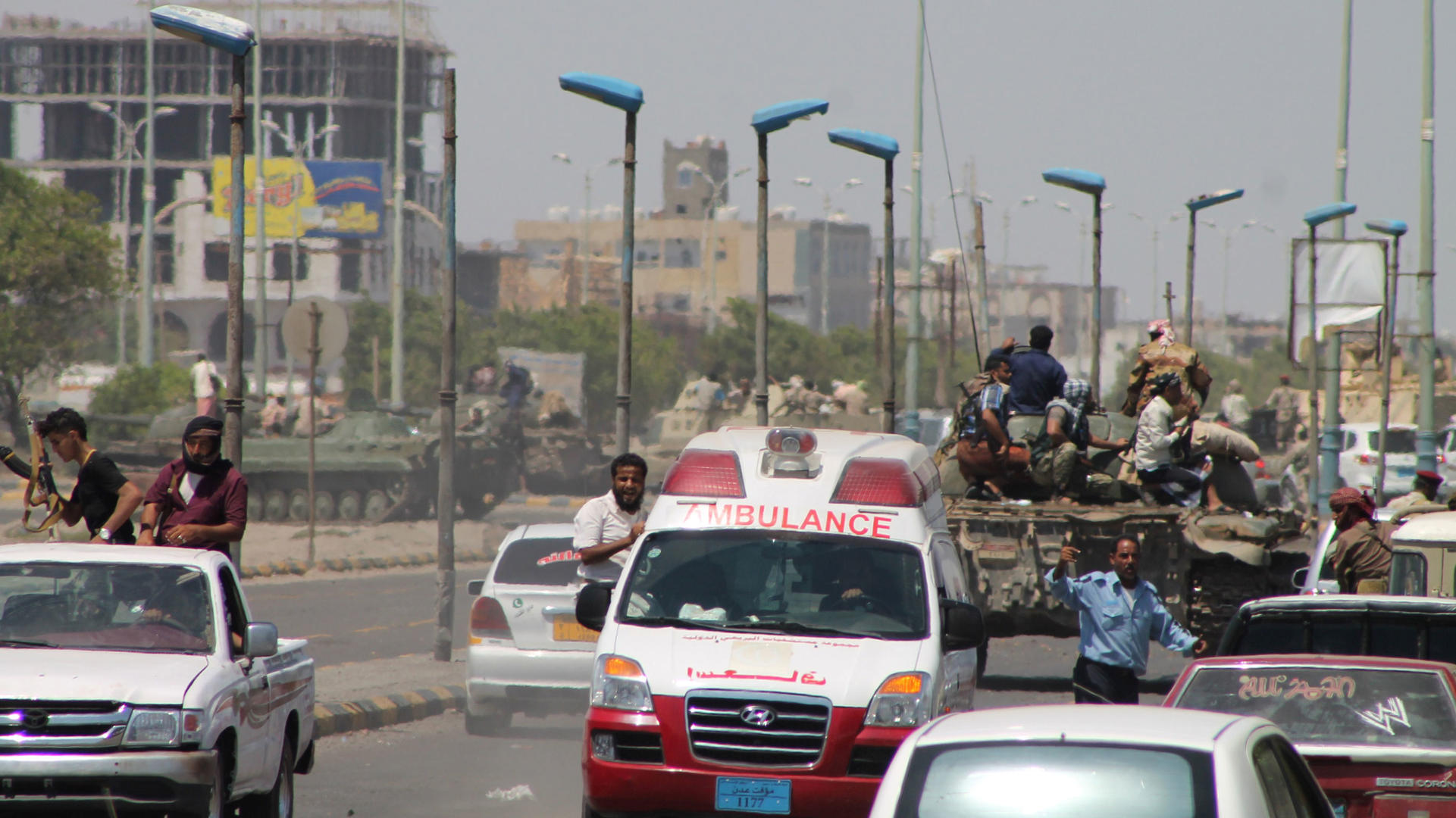 ▲2015年，也门国内爆发冲突。图据法新社