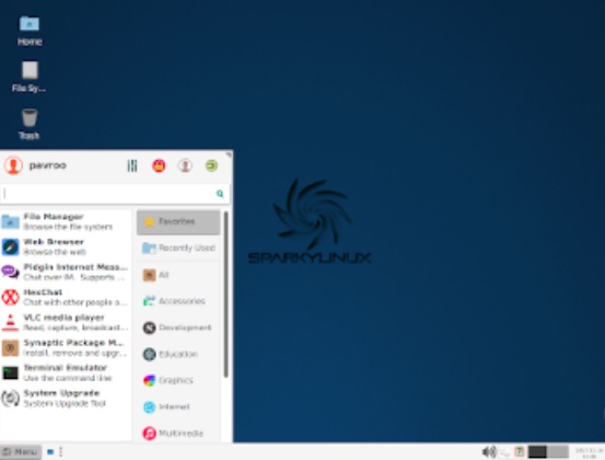 旧设备也可上linux:linux发行版sparky 2020.05发布