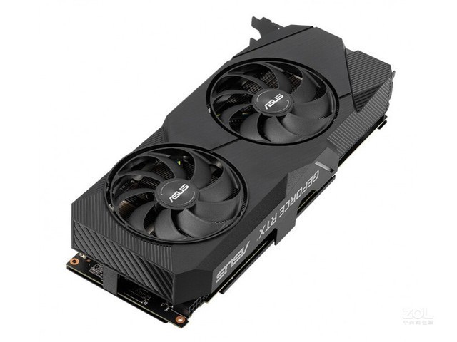 相比于上一张显卡,这款华硕dual-rtx2060s-o8g-evo oc在颜色上截然