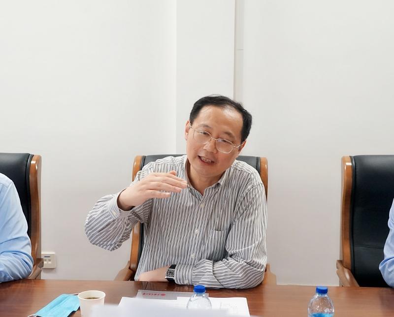 上海市委统战部副部长蔡忠一行来访调研