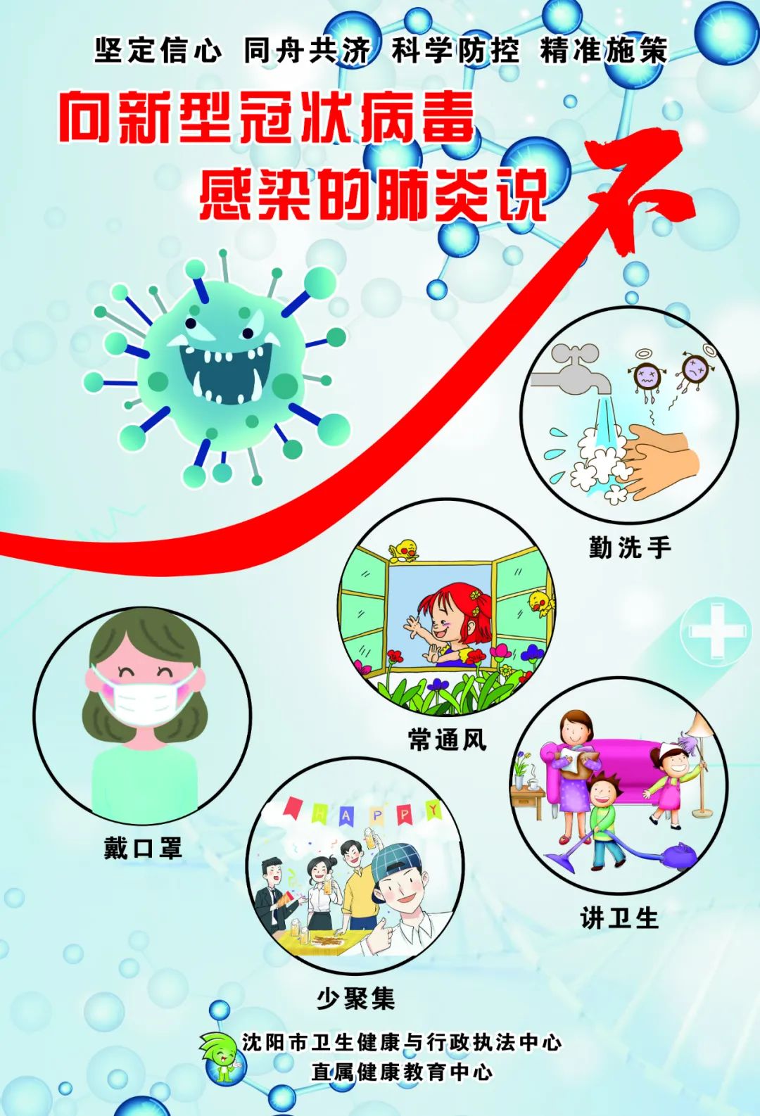 宣传图片新冠肺炎健康教育科普