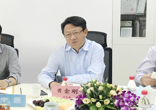 上海仪电副总裁黄金刚一行参观拜访普元信息