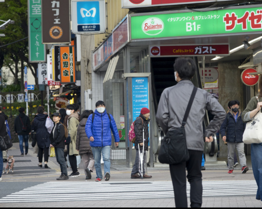 资料图：日本街头（路透社）