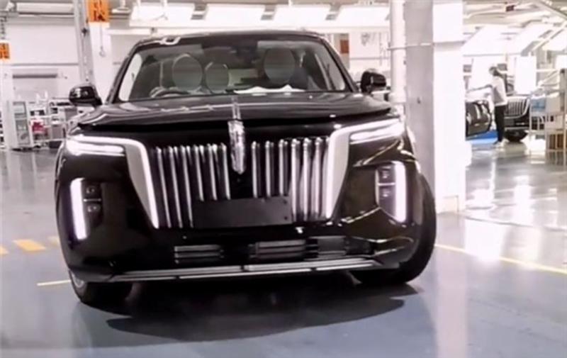 零百加速或将小于4s 红旗E115量产版实车曝光