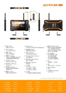 遨游 Aoro 北斗高精度三防终端智能单兵1 8g Lte专网车载终端 手机新浪网