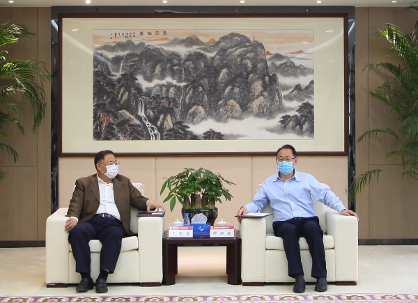 中智集团领导一行拜访中国国新控股有限