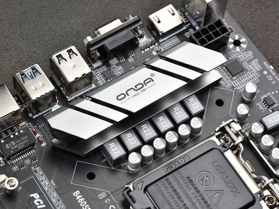 性价比十足昂达b460sd4主板图赏