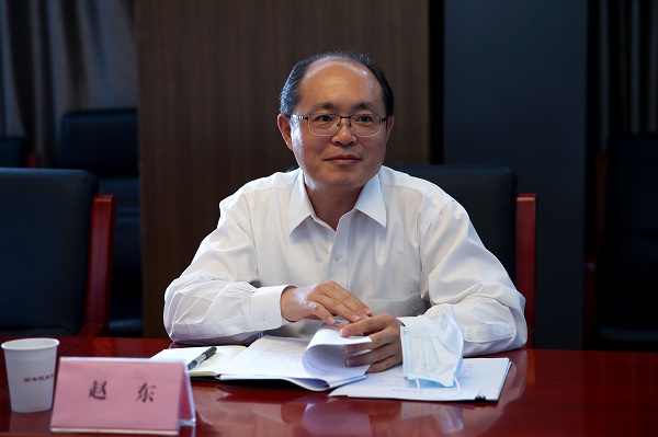 刘永富主任会见中国石化党组副书记赵东一行