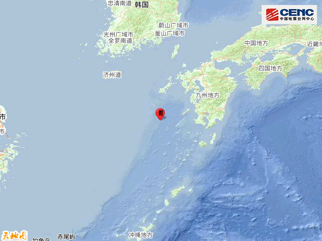 日本九州岛附近海域发生6 0级地震 九州岛 新浪新闻