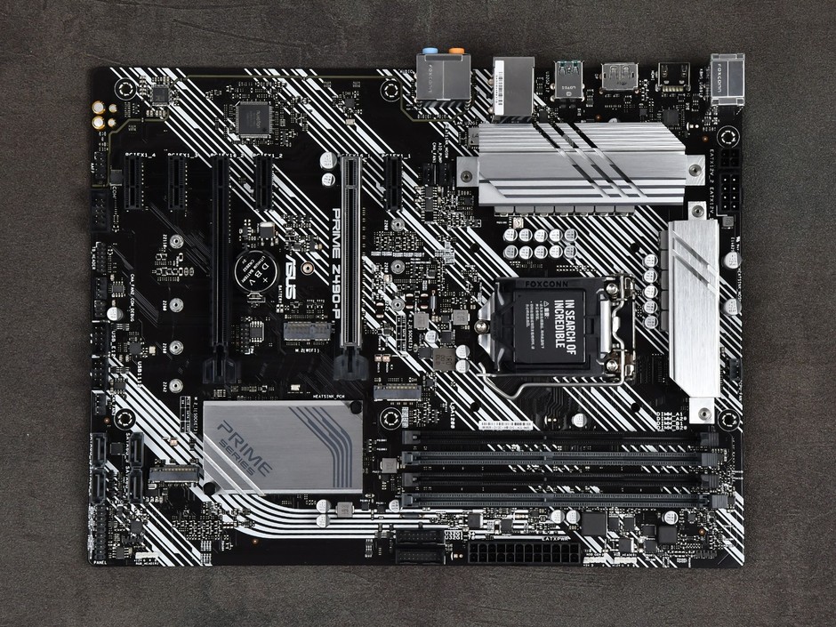 爆款大师 华硕 prime z490-p 主板图赏