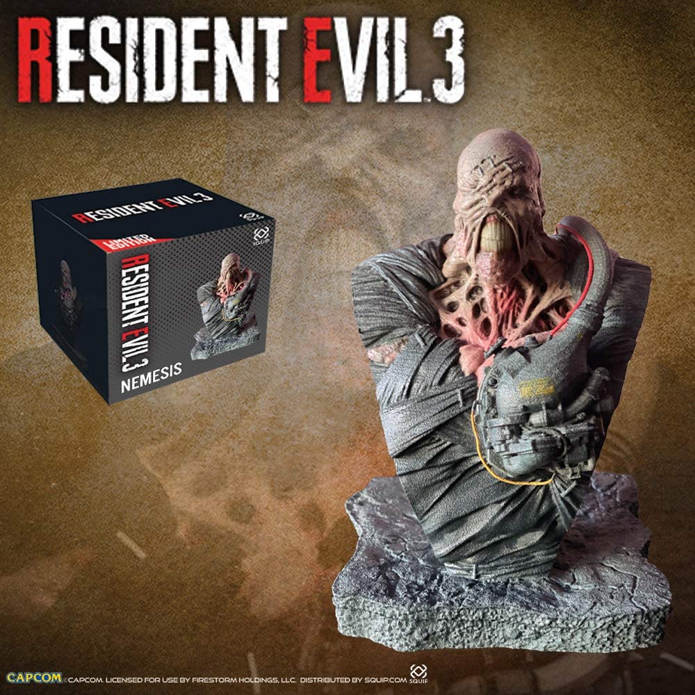 卡普空推出生化3追踪者官方胸像细节出众牙有点黄