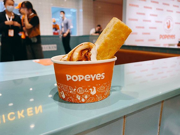 Popeyes奶酥手指饼干。(图片来源:刘雨静)