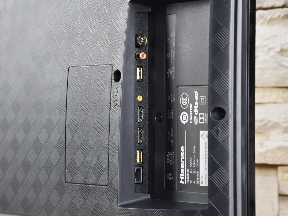 简约造型全面屏设计海信55e5f社交电视赏析