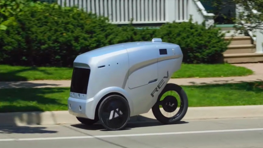 快递员失业？可爱又酷炫的自动驾驶送货车将带来新革命