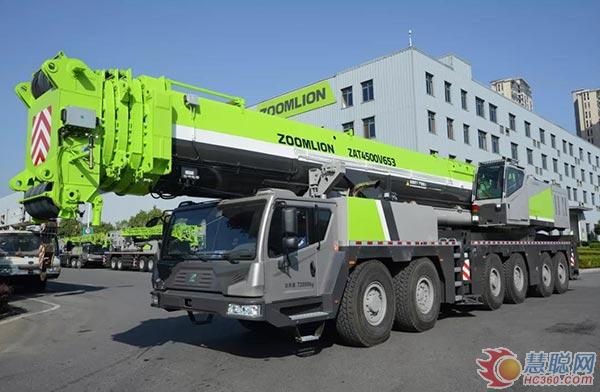 克服疫情影响中联重科交付中东地区第一台中大型吨位全地面起重机