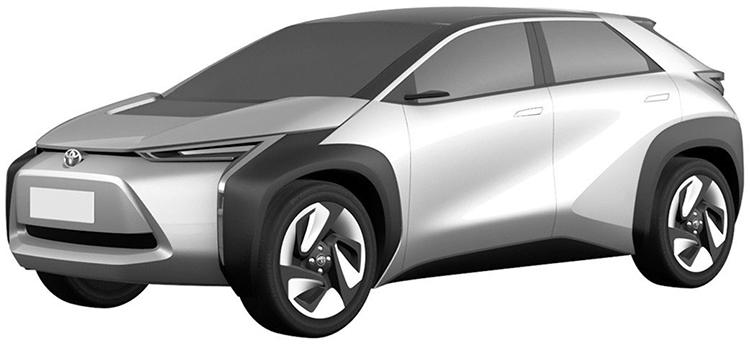 未来或将国产 丰田纯电动概念车国内专利图曝光