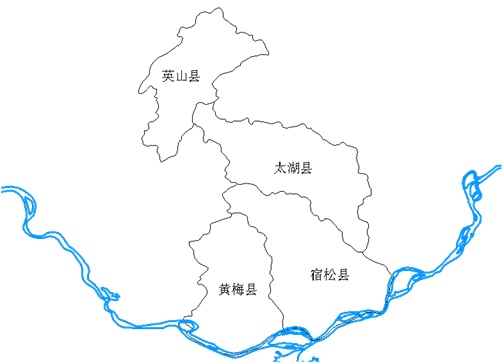 湖北和安徽长江沿岸省界县