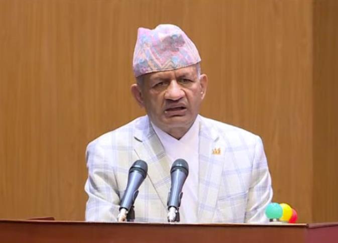 尼泊尔外交部长贾瓦利（视频截图）