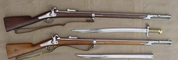 首先本来准头低,前装药的燧发枪逐渐被现代意义上的"步枪"代替,法国