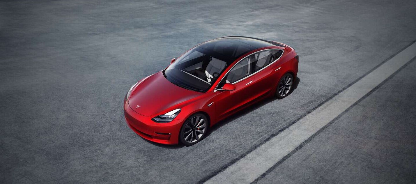 图为特斯拉Model 3；图片来源：特斯拉官网