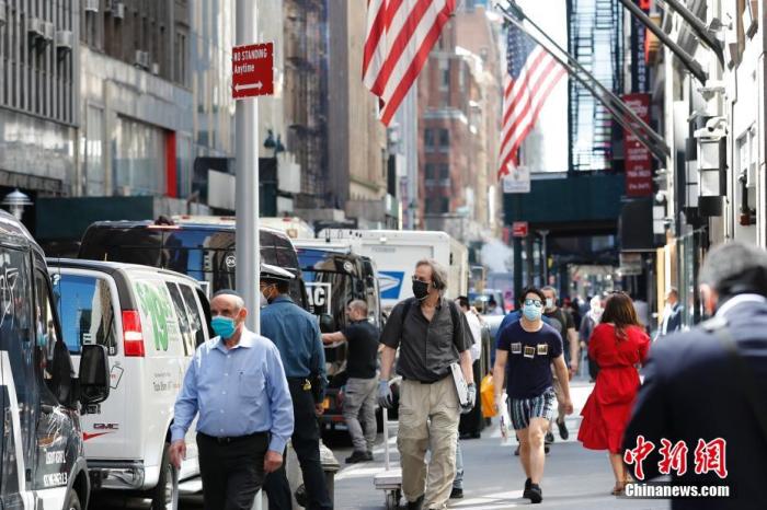 疫情下的美国 疫情百日 重启首日纽约市离回归正常还有多远 手机新浪网