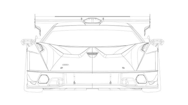 兰博基尼SCV12专利图 兰博基尼最强V12跑车或夏末发布