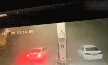 △欣佳酒店“3·7”坍塌前的监控录像