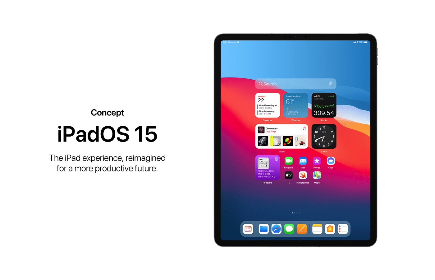 ipados 15 概念设计欣赏:更好的小组件体验