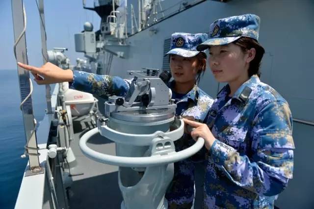 乘风破浪的女舰员来了看看谁最飒