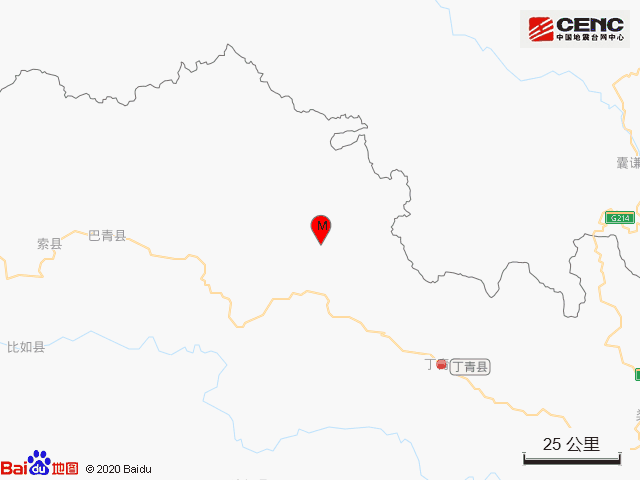 西藏昌都市丁青县发生31级地震