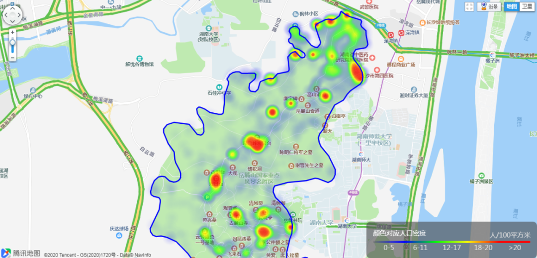 长沙岳麓山,2月24日