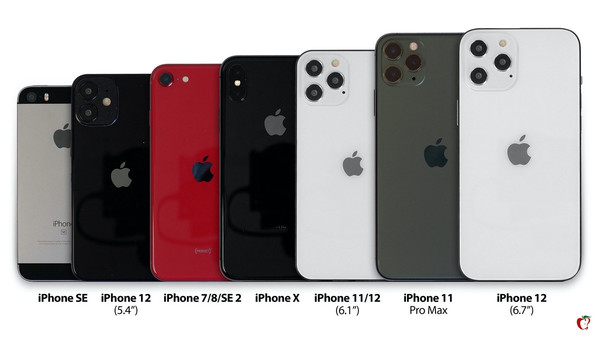 Iphone 12机身尺寸大对比竟然比iphone Se还要小 手机新浪网 Iphone 12机身尺寸大对比竟然比iphone Se还要小 手机新浪网