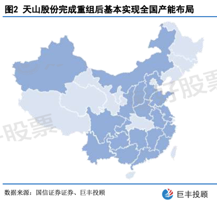 天山股份中国建材水泥板块重组水泥巨头横空出世