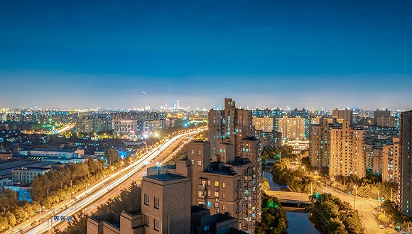 宝山区夜景.图片来源:图虫创意