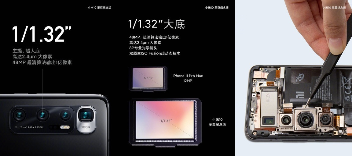 豪威：小米 10 至尊纪念版主摄搭载旗下 OV48C CMOS_手机新浪网