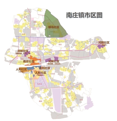 南庄镇养犬管理城市市区范围示意图