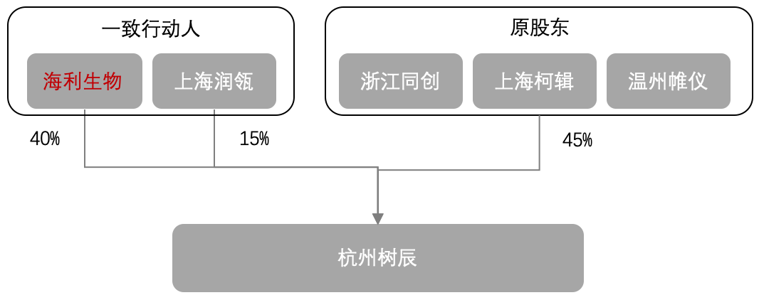 杭州树辰股权结构图