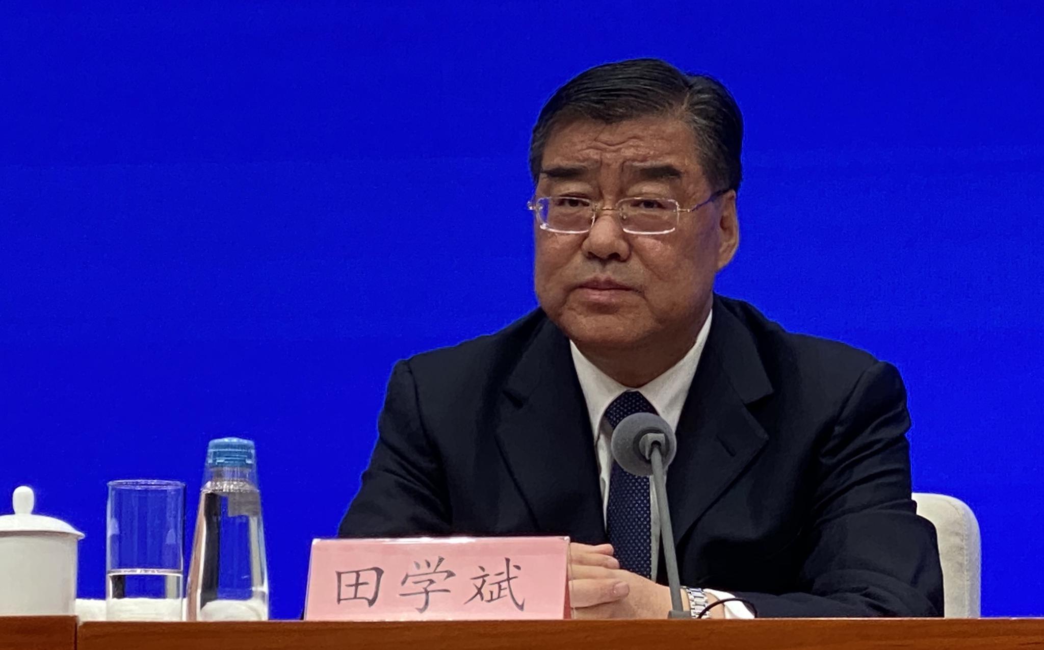 日)上午国务院新闻办公室举行的新闻发布会上,水利部副部长田学斌表示