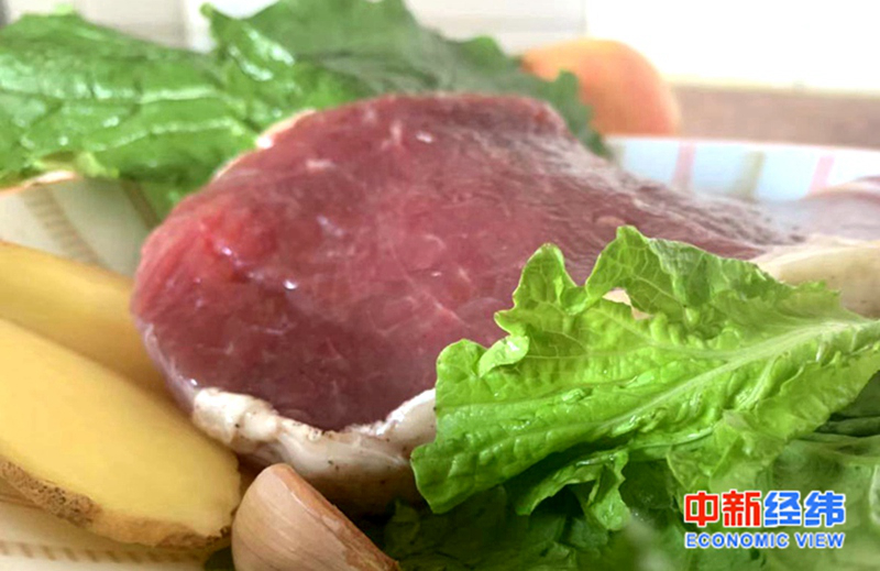 猪肉资料图 中新经纬 熊家丽 摄