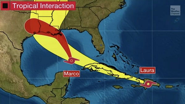 墨西哥湾“马可”可能会在周日加剧为飓风