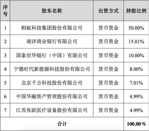80亿 最强消费金融公司诞生蚂蚁牵头股东阵容豪华 新浪财经 新浪网