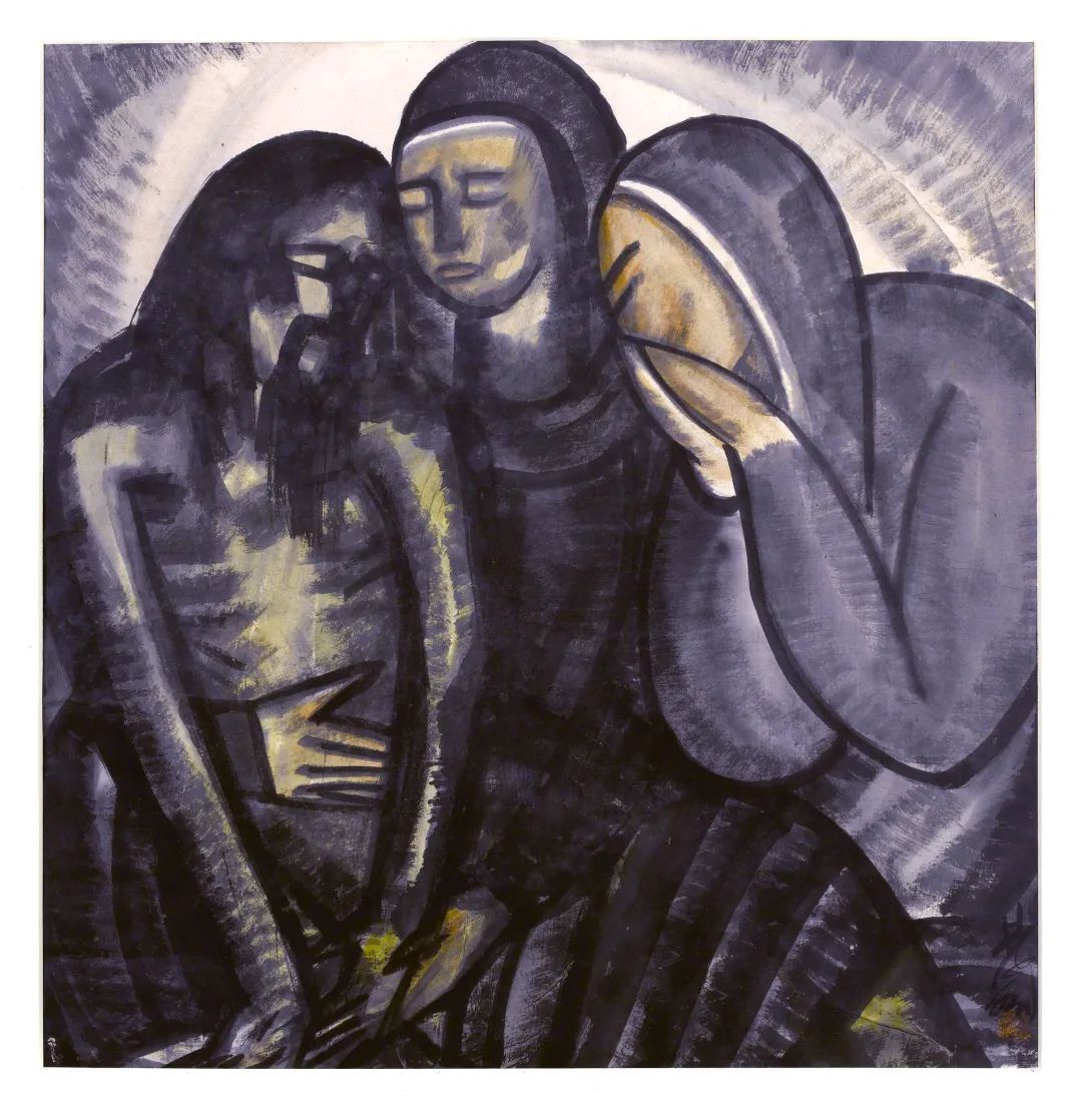 《圣殇》林风眠 paris musees / musee cernuschi