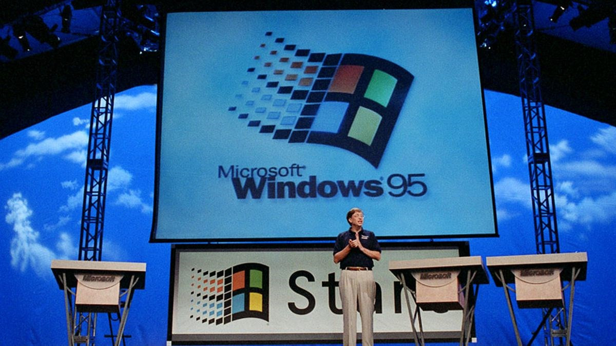 windows 95操作系统25岁了:微软最成功系统之一