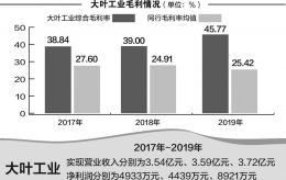 大叶工业申请IPO:境外销售额占比95% 毛利率远高同行