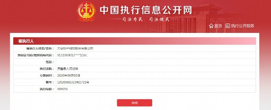 中国执行信息公开网截图