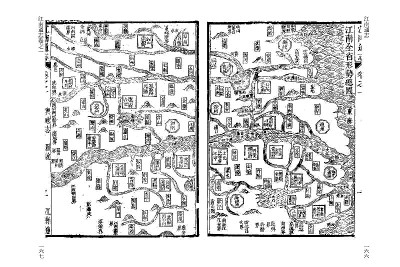     《江南通志》中江南全省形势舆图